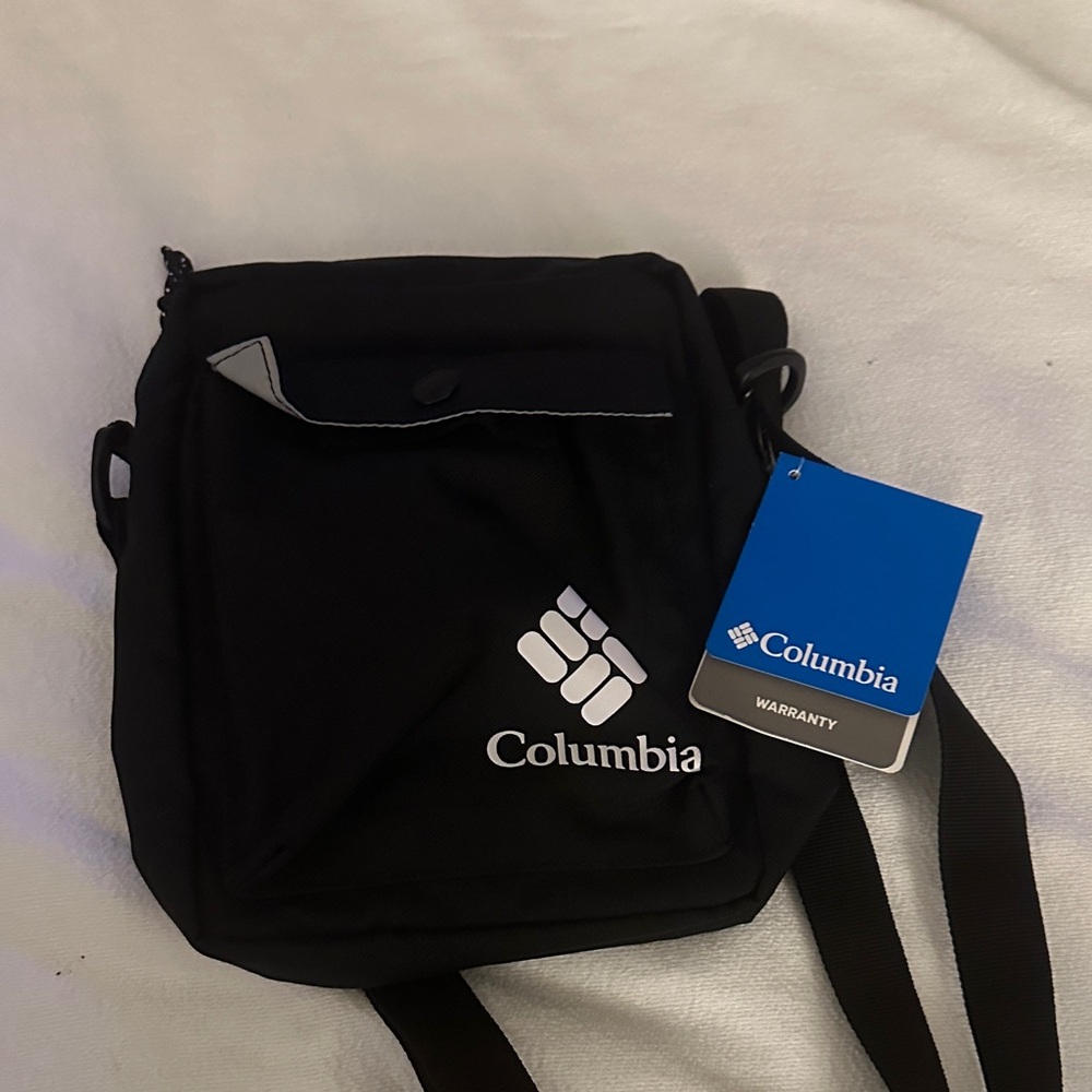 Unisex Columbia Black Messenger Side Bag